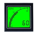 Trumeter APM LCD Digital Panel Multifunction Meter for Speed, Flow, Rate, 68 mm x 68 mm APM-RATE-APO