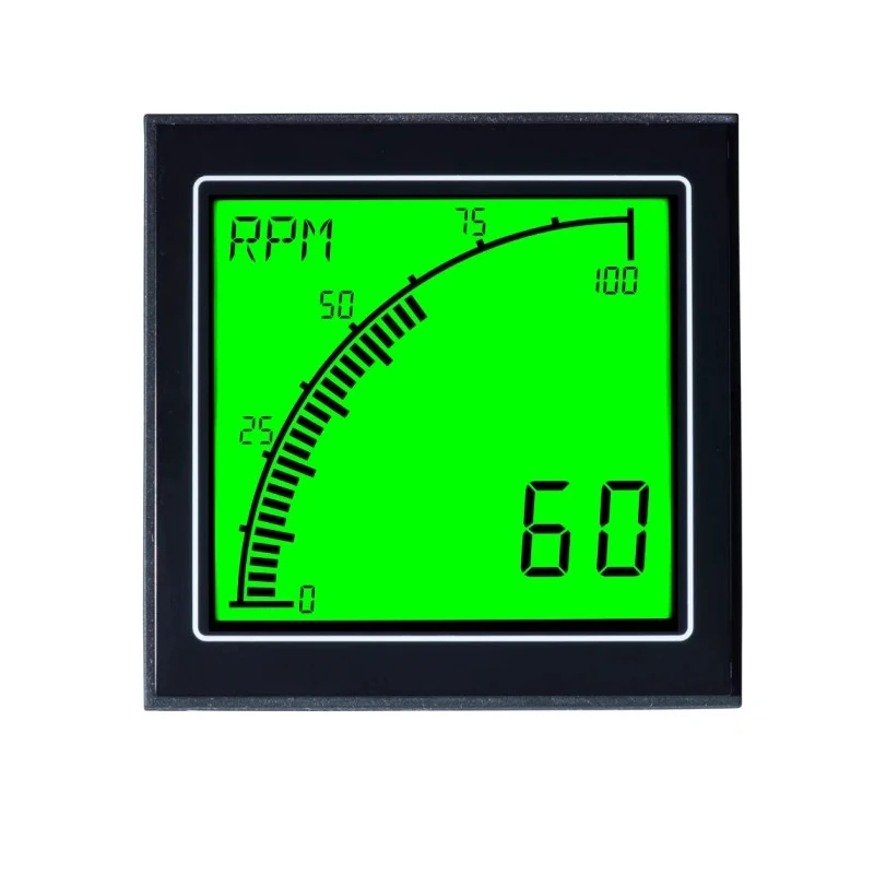 Trumeter APM LCD Digital Panel Multifunction Meter for Speed, Flow, Rate, 68 mm x 68 mm APM-RATE-APO