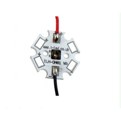Intelligent LED Solutions 940 nm IR LED Through Hole Dome Lens 4 Pins 230mW/sr ILH-6MA1-95NA-SC201-WIR200.