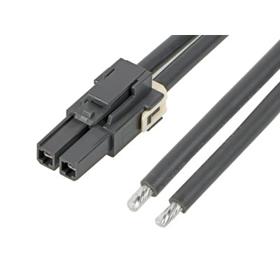 Molex Wire to Board Cable 3 Way Female Mega-Fit to 2 Way Male Unterminated Nylon Jacket, 600V, 150mm 216401-1031