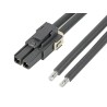 Molex Wire to Board Cable 3 Way Female Mega-Fit to 2 Way Male Unterminated, Nylon Jacket, 600 mm Length 216401-1033