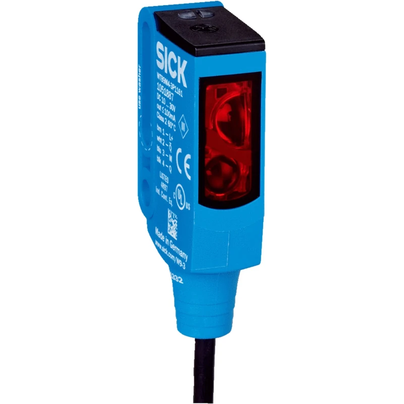 SICK Background Suppression Photoelectric Sensor, Block Sensor, 20 mm to 500 mm Detection Range, PNP Output WTB9M4-3P3411