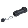 Souriau Sunbank by Eaton Circular Connector Backshell Size 10 Straight Female Plastic Housing Black UTG10PG