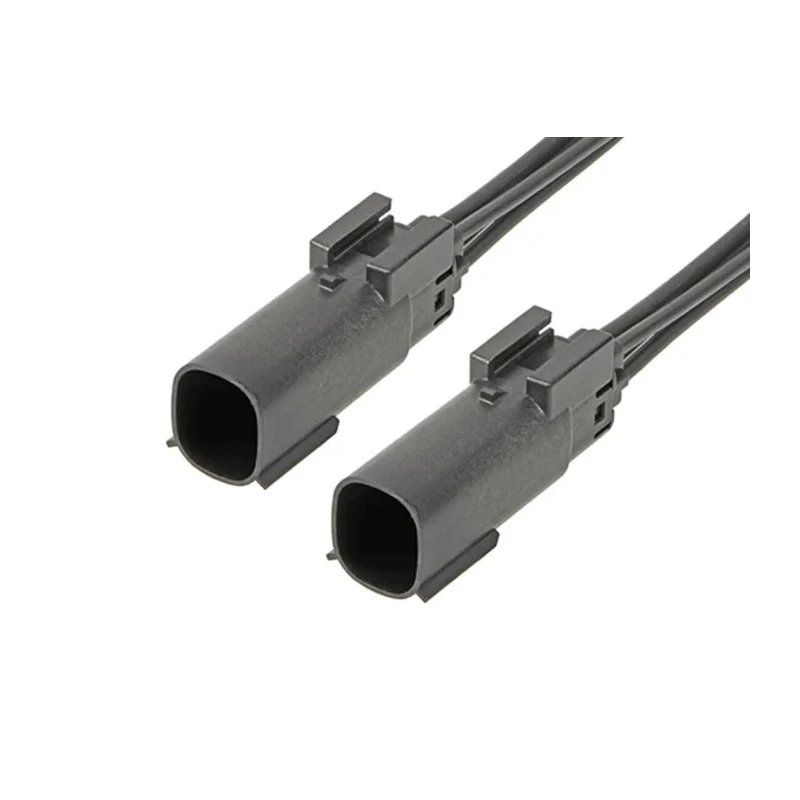 Molex Automotive Connector Black Cable 2 Way Crimp Termination 22A Current IP67 2.5mm Diameter 600mm Cord Length 216287-1041