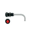 Bivar Panel 1-Way Right Angle Rigid LED Light Pipe Red Lens 9 mm, 38 mm Length RHD-0900-1500-F9PZR67PR