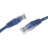 Decelect Cat5e Ethernet Cable 0.5 m Unscreened Blue PVC