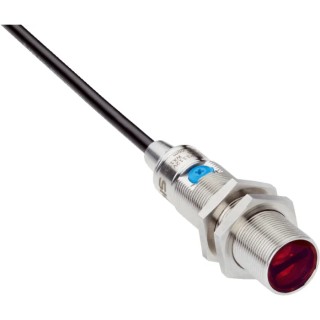 SICK Background Suppression Photoelectric Sensor, Barrel Sensor, 3 mm to 300 mm Detection Range, PNP Output GRTB18-P1112V
