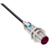 SICK Background Suppression Photoelectric Sensor, Barrel Sensor, 3 mm to 300 mm Detection Range, PNP Output GRTB18-P1112V