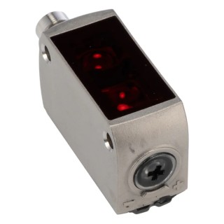 SICK Background Suppression Photoelectric Sensor, Block Type, 5 mm to 250 mm Detection Range, PNP Output GTB6-F4411V