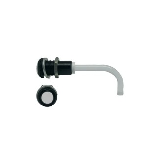 Bivar Panel 1-Way Right Angle Rigid LED Light Pipe Black 9 mm Length 50.7mm RHD-1100-2000-F9PD67PR