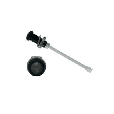 Bivar Rigid Panel Mounted 1-Way Vertical Smoked Black 9 mm LED Light Pipe RHD-1140-F9PS67PR