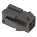 Molex Micro-Fit 3.0 Male Connector Housing Nylon 3 mm Pitch 4 Way 2 Row Straight 43020-0400