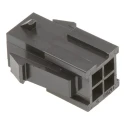 Molex Micro-Fit 3.0 Male Connector Housing Nylon 3 mm Pitch 4 Way 2 Row Straight 43020-0400