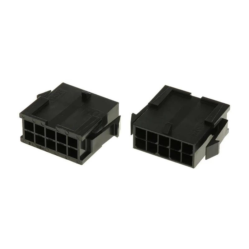 Molex Micro-Fit 3.0 Male Connector Housing 3 mm Pitch 10 Way 2 Row Straight 43020-1000