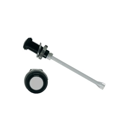 Bivar Panel 1-Way Vertical Rigid LED Light Pipe Black 6 mm Length 29.4 mm RHD-1160-F6PD67PR