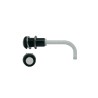 Bivar Panel 1-Way Right Angle Rigid LED Light Pipe, Black, 9 mm, Length 50.7mm RHD-1100-2000-F9PD67PR