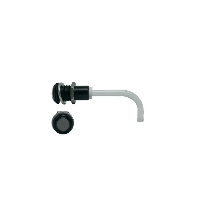 Bivar Rigid LED Light Pipe Panel Mount 1-Way Right Angle Smoked Black Lens 9 mm RHD-1100-3500-F9PS67PR