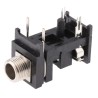 Switchcraft 6.35 mm Right Angle PCB Female 2 Way Mono Jack Connector RA49C-12A