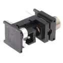 Switchcraft 6.35 mm Right Angle PCB Female 2 Way Mono Jack Connector RA49C-12A