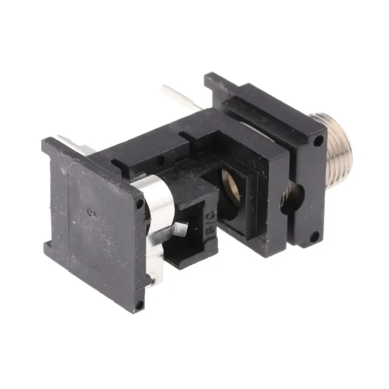 Switchcraft 6.35 mm Right Angle PCB Female 2 Way Mono Jack Connector RA49C-12A