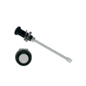 Bivar Panel 1-Way Vertical Rigid LED Light Pipe Black 6 mm Length 35.7mm RHD-1410-F6PD67PR