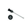 Bivar Panel 1-Way Vertical Rigid LED Light Pipe Clear Lens Black LED 6 mm RHD-910-F6PZ67PR