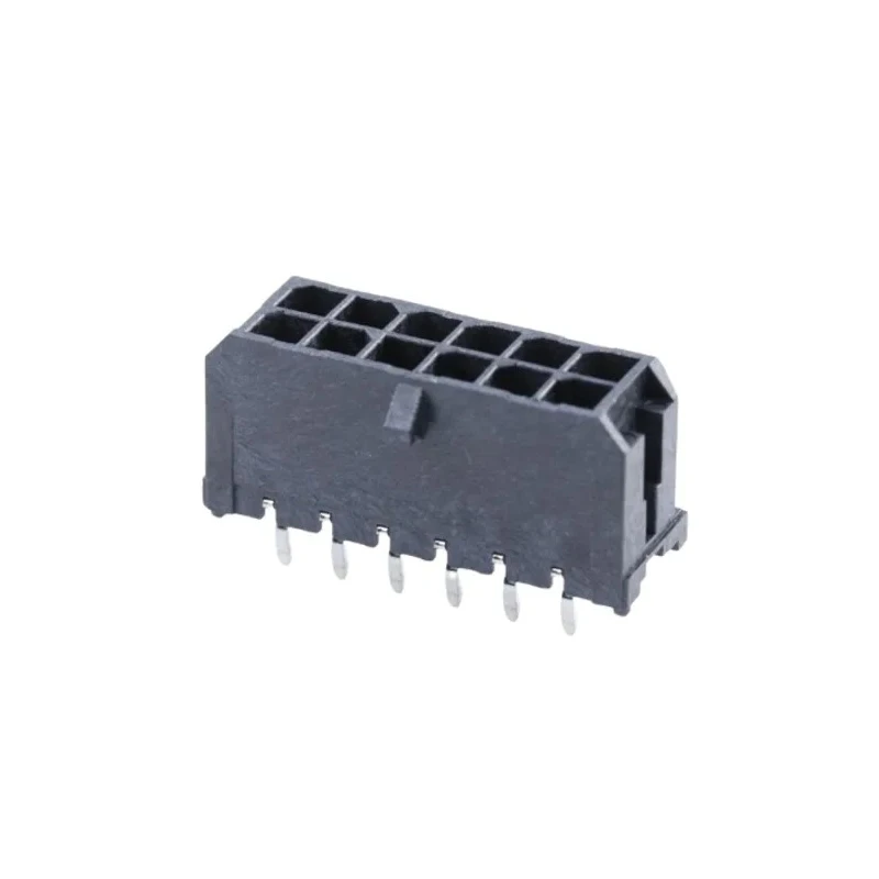 Molex Micro-Fit 3.0 Series Straight Through Hole PCB Header, 12 Contacts, 3 mm Pitch, 2 Row, Shrouded, 600V, 8.5A 43045-1212