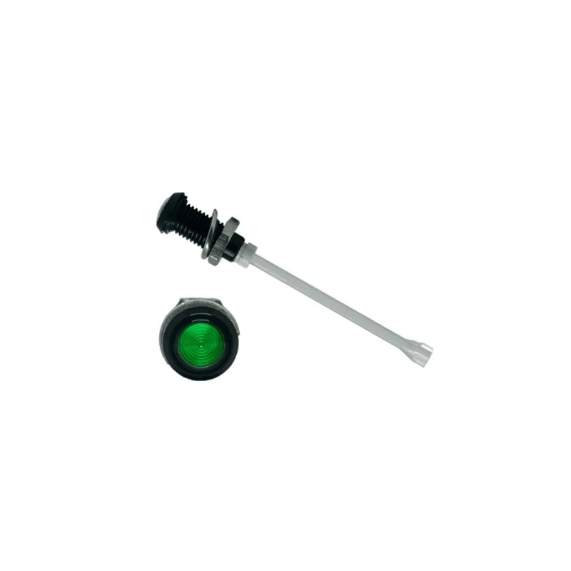 Bivar Rigid Panel 1-Way Vertical LED Light Pipe Green Lens 6 mm Length 23 mm RHD-910-F6PZG67PR