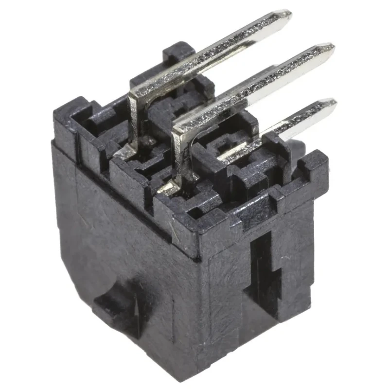 TE Connectivity Micro-Fit 3.0 Series Right Angle Through Hole PCB Header, 4 Contact(s), 3 mm Pitch, 2 Row 43045-0400