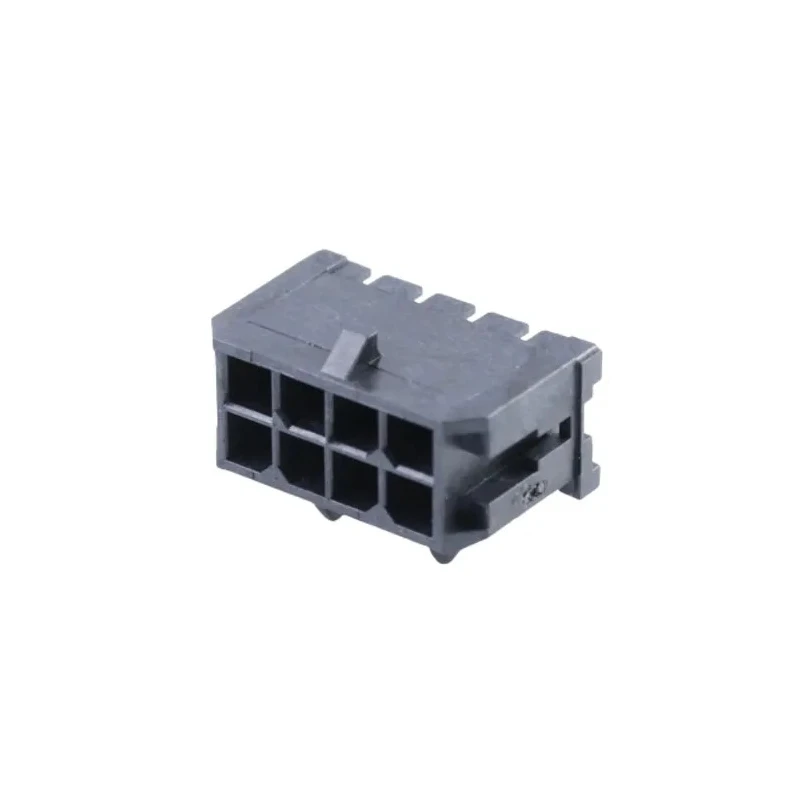 Molex Micro-Fit 3.0 Series Right Angle Through Hole PCB Header 8 Contact 3 mm Pitch 2 Row Shrouded 43045-0800