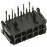 Molex Micro-Fit 3.0 Series Right Angle Through Hole PCB Header, 10 Contacts, 3 mm Pitch, 2 Row, Shrouded 43045-1000