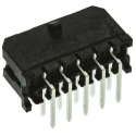 Molex Micro-Fit 3.0 Series Right Angle Through Hole PCB Header, 10 Contacts, 3 mm Pitch, 2 Row, Shrouded 43045-1000