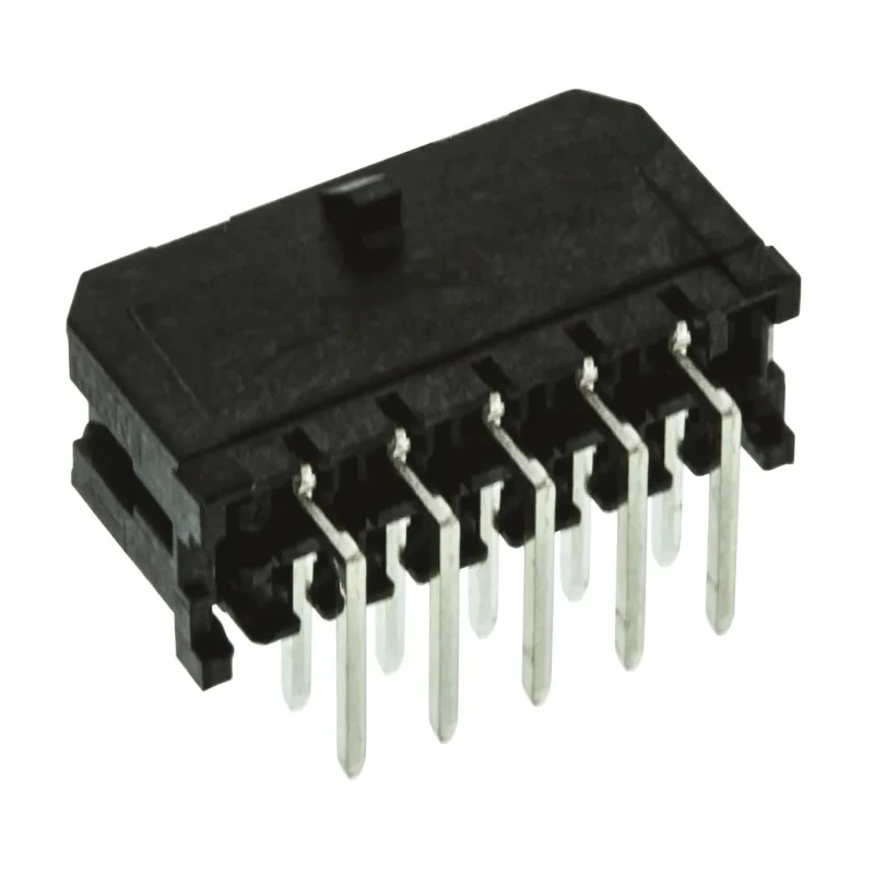 Molex Micro-Fit 3.0 Series Right Angle Through Hole PCB Header, 10 Contacts, 3 mm Pitch, 2 Row, Shrouded 43045-1000