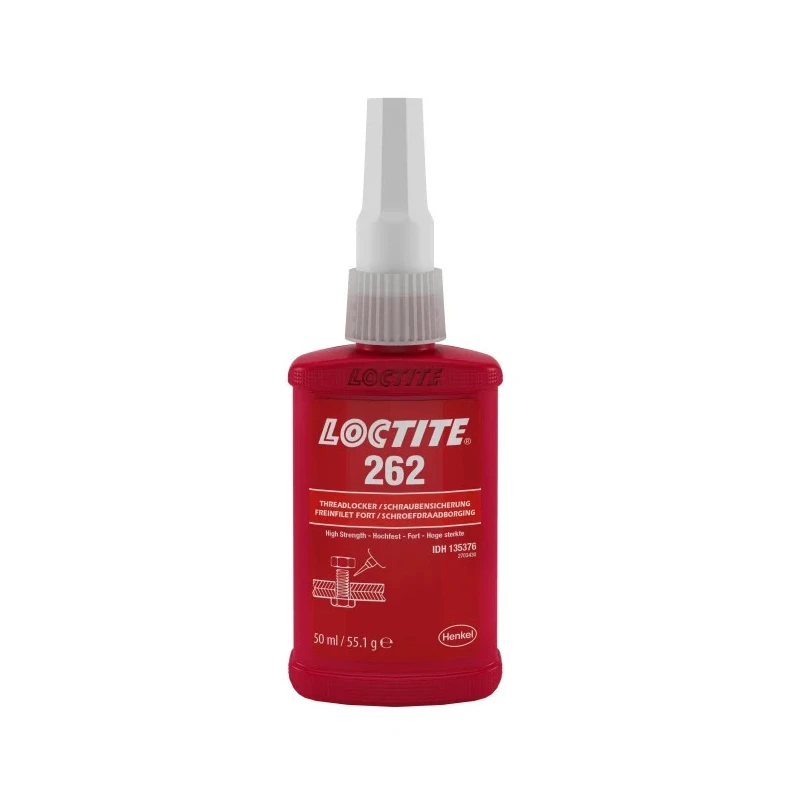 Loctite High-Strength Red Threadlocking Adhesive Liquid 50 ml 262 50ML