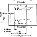 OEP High Performance Encapsulated Audio Transformer Screening Can Screw Mount 29mm x 24mm x 23mm A262CAN