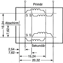 OEP High Performance Encapsulated Audio Transformer Screening Can Screw Mount 29mm x 24mm x 23mm A262CAN