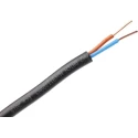RS PRO 2 Core Power Cable Black 1.5mm² 600V 90°C 100m Cross Linked Polyethylene 536-142