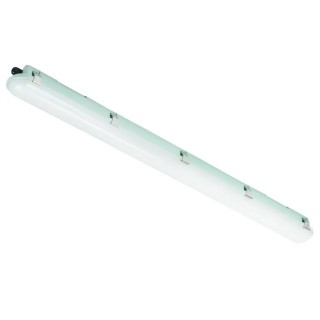 RS PRO 55 W LED Batten Light Twin, 240V, 6600lm, 1.2m Long, LED Lamp, IP65, Anti-corrosive 210-5497