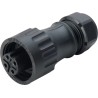 RS PRO Circular Connector Cable Plug, 4 Contacts, Female, IP67, 400V, 16A, Threaded Coupling 210-7313
