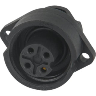 RS PRO Circular Connector 4 Contacts Panel Mount Plug Female IP67 Rated 400V, 16A, Threaded Coupling 210-7316