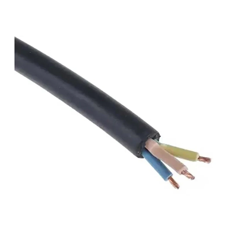 RS PRO H05RR-F 4 Core Rubber Insulated Power Cable, Black 1.5mm² 60 °C 300/500V 50 m Italy 96420