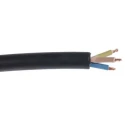 RS PRO H05RR-F 4 Core Rubber Insulated Power Cable, Black 1.5mm² 60 °C 300/500V 50 m Italy 96420