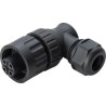 RS PRO Circular Connector Cable Mount Plug 4 Contacts Female Right Angle IP67 400V 16A Threaded Coupling 210-7314