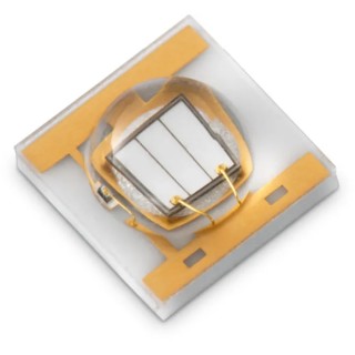 Wurth Elektronik WL-SUMW Series 1-LEDs UV LED 365 nm 700 mW 130 ° Dome Lens 2-Pin Surface Mount 15335337AA350