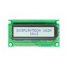 Displaytech Alphanumeric LED LCD Monochrome Display 2 x 16 Characters White on Green Backlight 4.2 V 162H DC BW-3LP