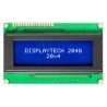 Displaytech Alphanumeric LED LCD Monochrome Display 2 x 16 Characters Yellow Green on Blue 77x25.2 mm 4.2 V 204G CC BC-3LP