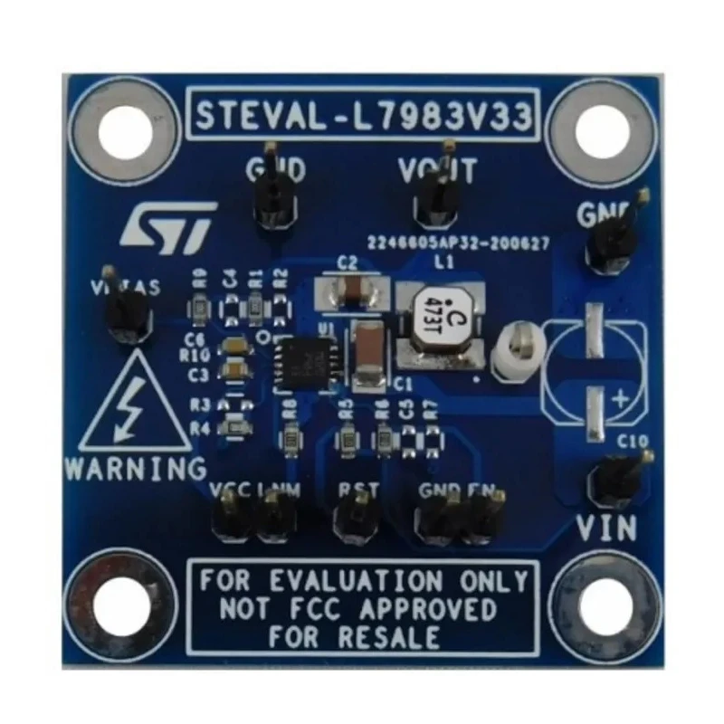 STMicroelectronics Buck-Boost Controller Development Kit , Fixed 3.3 V Output, 1 MHz Switching Frequency STEVAL-L7983V33