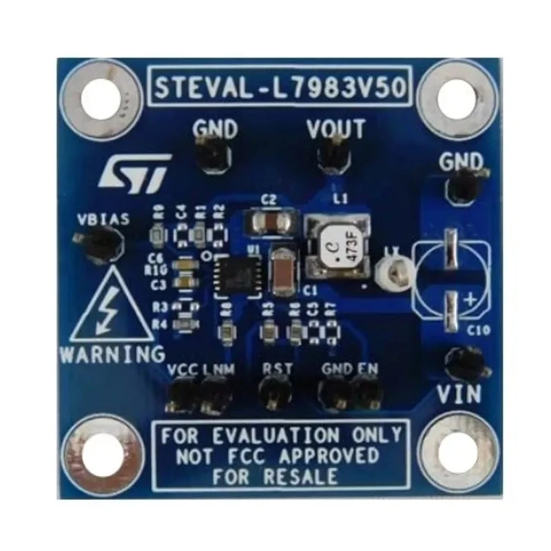 STMicroelectronics Boost Regulator Development Kit with 5V Fixed Output and 1 MHz Switching Frequency STEVAL-L7983V50