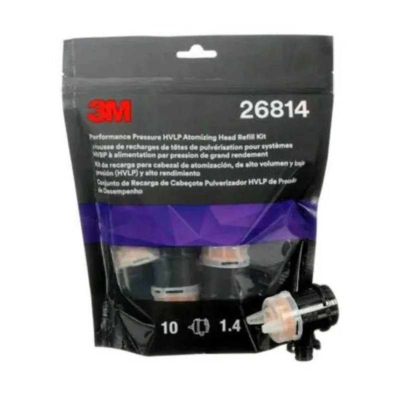 3M 1.4 mm Performance Pressure HVLP Air Tool Accessory Atomizing Head for Spray Gun 26814