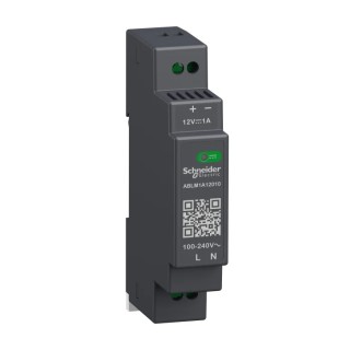 Schneider Electric Modicon ABL Switched Mode DIN Rail Power Supply 240V AC Input 12V DC, 1A Output, 12W Power ABLM1A12010